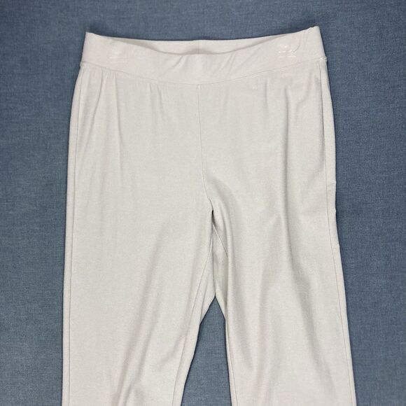 Eileen Fisher Pants Women Sz XS Tan Hi Rise Comfort Stretch Slim Ankle Trousers - Picture 3 of 15